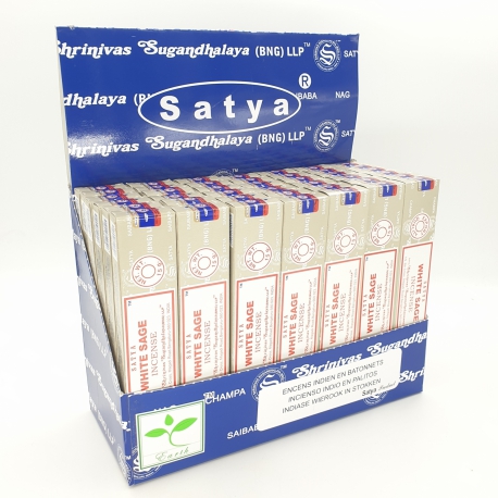 Wholesale - Satya White Sage 15g Display (42pcs)
