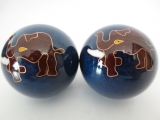 Massage balls blue with elephant 4,5cm