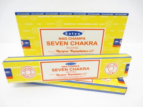Wholesale - Satya Nag Champa Seven Chakra 15g