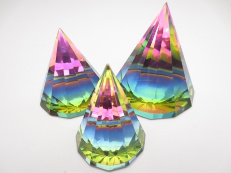 Cristal prism colored 6x6