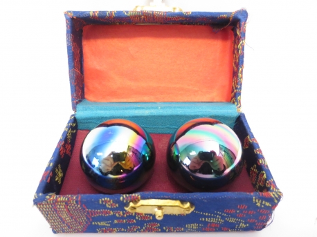 Massage balls rainbow chrome 3,5cm 