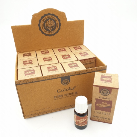 Wholesale - Goloka Natural Essential Oil Cinnamon (12pcs)