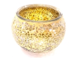  Wholesale - Mosaic tealight holder yellow