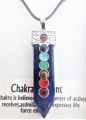 Gemstone Lapiz Lazuli 7 Chakra Pendant Necklace