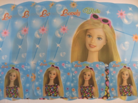 Placemats with cup holders pretty girl II
