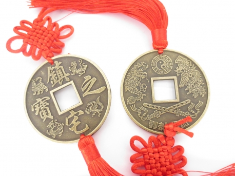 Chinese lucky coin 'house protector' (6pc)