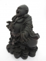 Wholesale - Buddha Black standing on coins with Yuni and bag