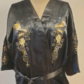 Wholesale - Long Kimono Dragon Luxe black