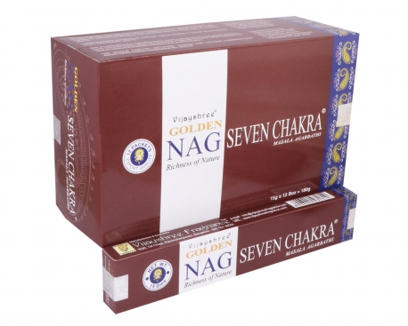 Wholesale - Golden Nag Seven Chakra 15 grams