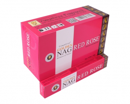 Wholesale - Golden Nag Red Rose 15 gram
