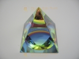 Crystal pyramide colored 4x4