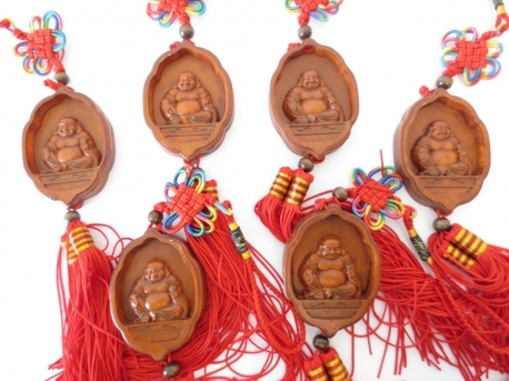 Buddha Lucky hanger Medallion set of 6