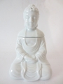 White meditation Buddha oilburner luxury