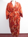 Long Kimono Dragon/Phoenix red