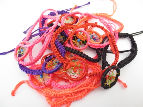 Dreamcatchers bracelets (12 pcs)