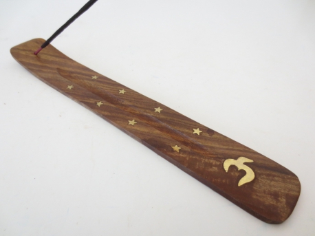 Incense holder traditional wooden plate OM (600pcs)