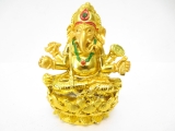 Golden Ganesha statue medium