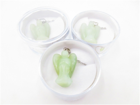 Divine Angel Pendant Necklace - jade- wholesale