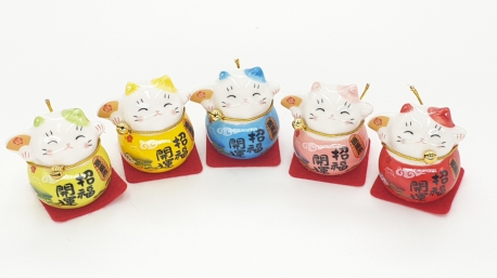  Wholesale - Japanese Lucky cat set of 5 (II)