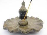 Thai buddha incense holder brown
