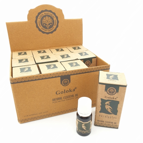 Wholesale - Goloka Natural Essential Oil Eucalyptus (12pcs)