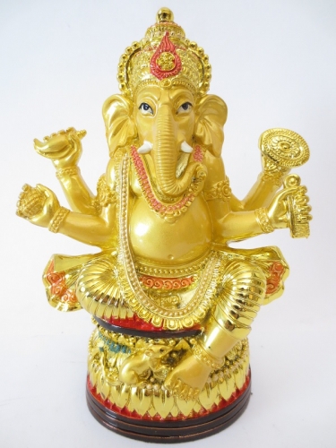Golden Ganesha statue large
