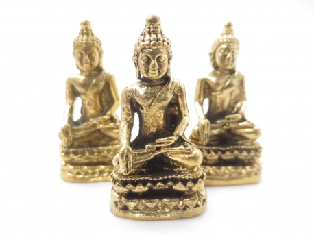 Wholesale - Bronze meditation Buddha IV set of 3