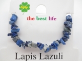Thin gemstone bracelets Lapis Lazuli (12pcs)