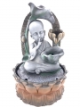  Shao-Lin Seated monk Silent fountain Large