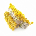 Wholesale - White Sage & Verbascum Yellow Smudge 12cm (3 x 40-50 grams)