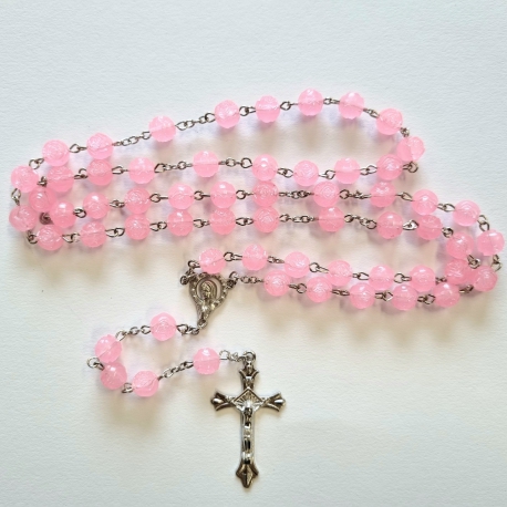 Wholesale Rosary - Roses Pink