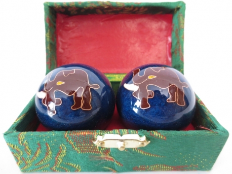 Massage balls blue with elephant 4,5cm