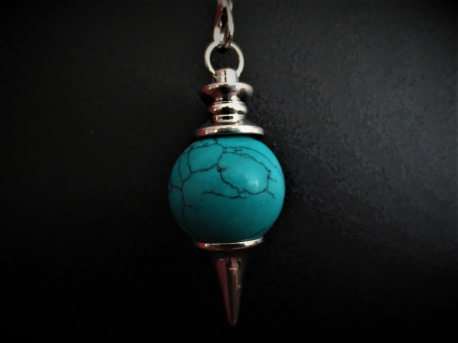 Chakra Pendulum hanger ball Turquoise