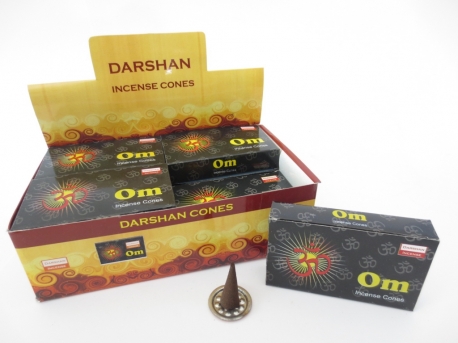 Darshan incense cones Om