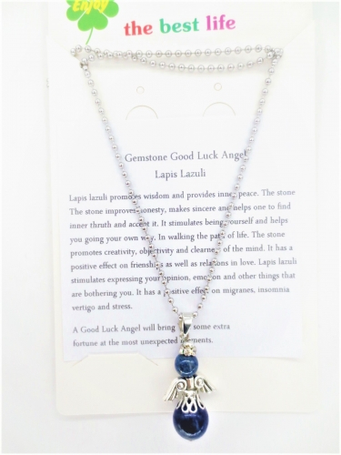 Angel necklace - lapis lazuli 