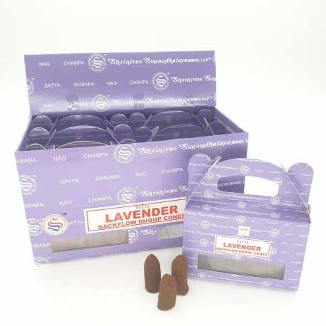 Wholesale - Satya Lavender Backflow Cone