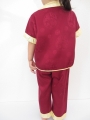 Kid suit with dragon dark red