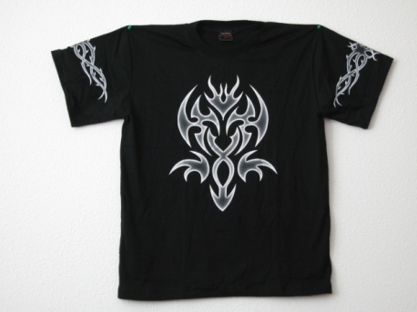 Tribal t-shirt with fantasy figure