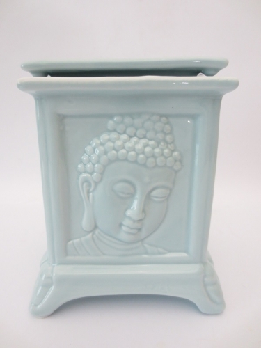Light blue Buddha oilburner luxury