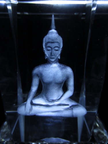 3D laserblok with Thai Buddha