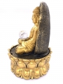 Meditation led lighting Buddha golden fountain Large