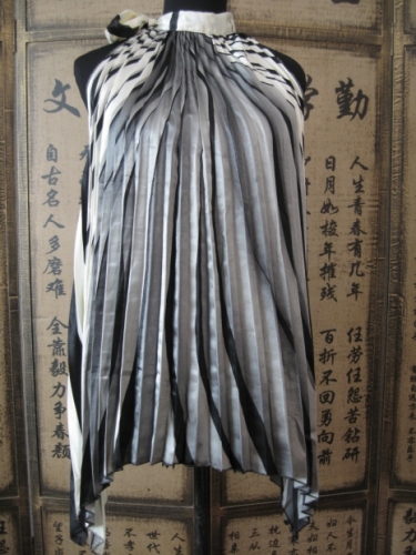 Striped dress Silver