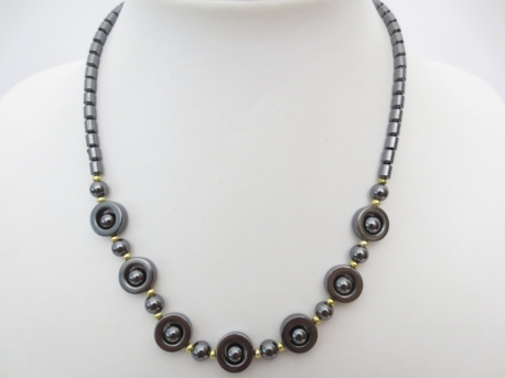 Black haematite necklace