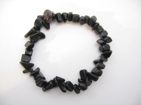 Thin gemstone bracelets Onix (12 pcs)