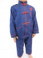 Kids kung fu suit blue size 8