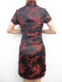 Short Dress blossom black/red size 34