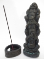 Wholesale - Hear, See, Silence Buddha Incense Tower black