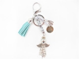 Success Angel keychain turquoise