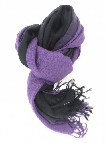 Viscose continuous colours purple to black