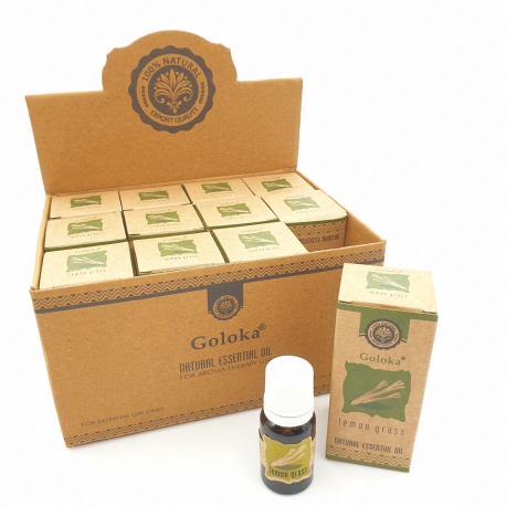 Wholesale - Goloka Natural Essential Oil Lemongrass (12pcs)